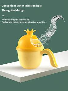 1pc Baby Shampoo Cup Bath Scoop Spoon Baby Shampoo Cup Shower Crown Shower Rinse Cup Plastic Waterfall Bathing Pitcher With Handle For Hair Rinsing - Multicolor - View 8