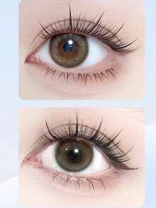 120 件黑色向日葵无胶假睫毛，透明自然分段自粘 C 型卷睫毛 - C - 查看 4