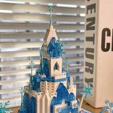 1000+ Pcs Ancient Architecture Castle Building Blocks, DIY Ice & Fantasy World Construction - Multicolor - View 5