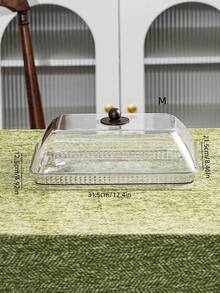 Plastic PET Material, Multi-Size Rectangular Display Trays With Dustproof Lids, Unbreakable, Reusable Fruit Plates, Desserts, Snacks, Cakes Trays, Suitable For Various Festivals, Weddings, Parties, Banquets - Transparent - View 16