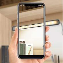 Casa HuLu ®   Luz de Armario LED,Luz LED Magnéticas Táctil Recargables Por USB de 3 Colores para Luces de Dormitorio de Estudiantes, Oficina en Casa,Iluminación de Banco de Trabajo (Blanco) - Blanco-2 - Ver 4