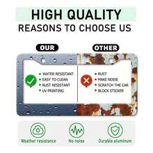 2pcs Patriotic Eagle License Plate Frame, Flag License Plate Frame ABS Material,Fits 6x12 Inch Standard US Size,License Plate Frame America,Comes With Mounting Screws,Flag-Themed Car Modification,Car Accessories Exterior