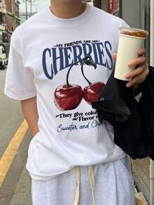 ¡Nueva camiseta Camiseta estampada de manga corta, cómoda y versátil. Puede usarse sola o como prenda interior. Con diseño de cuello redondo holgado, perfecta para la oficina, la escuela, salidas de fin de semana o viajes. Fácil de combinar en el día a día, ofrece una sensación fresca y ligera. Diseño unisex, ideal también para llevar en pareja. - Blanco - Ver 4