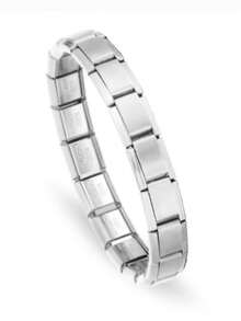 1/2pcs Stainless Steel Smooth Italian Style Bracelet, Stainless Steel Bracelet, Simple & Fashionable For Daily Wear, Silver Charm Bracelet, Suitable For Women Gatherings And Unisex