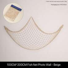 قطعة واحدة من شبكة الصيد للزينة لحفلات الأميرة البحرية، القراصنة، الموضوع البحري، الحفلات تحت الماء والهاواي لوا، ديكور حفلة الشاطئ، مثالي لحفلة القراصنة، اكسسوارات حفلة الموضوع البحري، مثالي لموسم العودة إلى المدرسة، ديكور غرفة النوم، ديكور الحائط