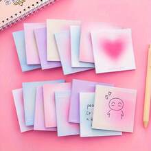 1pc  Gradual Change Of Color Sticky Note Paper  Notes, Handbook List  Notes, Small Notebook Notes - Multicolor - View 5
