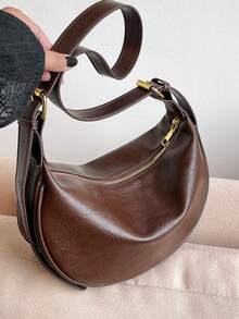 New Minimalist One Shoulder Diagonal Crossbody Dumpling Bag