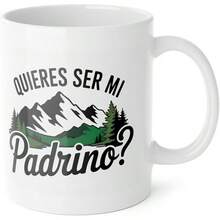 Taza de Cerámica 11 oz con Diseño de Corazones, Flores y Besos, Mensaje de Amor para Parejas o Amigos, Regalo Original para San Valentín, Aniversarios o Cumpleaños Esposa Novia - Padrino - Ver 3