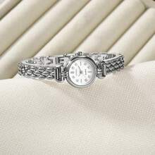 1 Set de Nuevo Reloj de Pulsera de Moda para Mujer, Estilo Retro Lujoso y Elegante, Reloj de Cuarzo Ligero y Versátil, Perfecto para Uso Diario, Regalos de Cumpleaños, Fiestas, Reuniones Festivas y Como Regalo Ideal para Ti o Tus Amigos