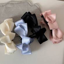 1个甜美波点褶皱发夹，高马尾固定香蕉夹，2026新款发饰，春季 - 彩色 - 查看 4