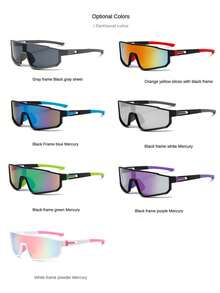 1 Paar Radfahrerbrillen, Sportbrille für Wettkämpfe