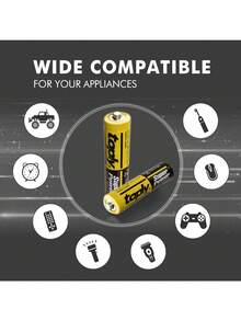 60pcs AAA/AA Size 7/5 Disposable Batteries, 1.5V AA Batteries For LED String Lights, Toys, Remotes, Household, Christmas Gift Accessories