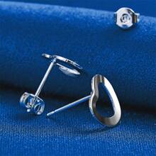 1 para wykwintnych kolczyków w kształcie serca ze srebra próby 925 dla kobiet, modna zawieszka, prezent na wesele, biżuteria, dodatki