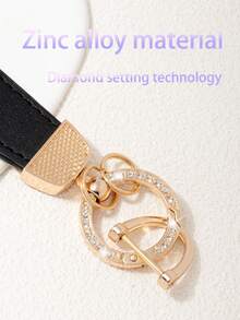 1pc Letter R Keychain, Fashionable Minimalist Car Key Chain, Bag Pendant, Key Holder, Multiple Colors Available, Ideal Small Gift For Friends, Family, And Partners Christmas