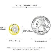 高品质时尚镀银简约硅胶隔珠，经典吊饰设计，适合DIY珠宝制作、女士及女孩生日礼物或日常珠宝礼物。请注意：订购时，请参考视频中显示的尺寸和尺码对照表。