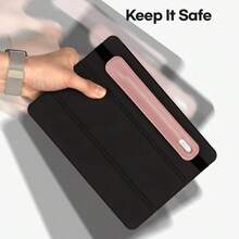 Estuche compatible con Apple Pencil (1.ª y 2.ª generación) Funda de lápiz Funda de lápiz Accesorios de cuero PU Banda elástica para todas las tabletas, incluido el iPad Pro 12.9 11 pulgadas Air 4.ª generación - Rosa - Multicolor - Ver 7
