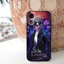 1pc Solo Leveling Anime Phone Case Silicone Soft For 16 15 14 13 12 11 X XR Plus Pro Max Plus.Halloween Accessories. - Z1 - 查看 6