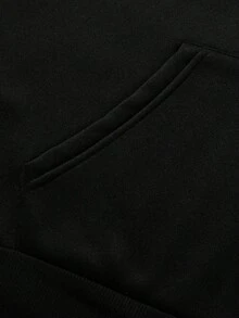 Y2K  Brent Faiyazzz Pink Sonder Rap Print,250g Polyester Men's And Women's Clothing Casual And Cozy Hoodies Leyo,  Long Sleeve Hooded Sweatshirt, Casual Versatile Top For Autumn Winter - màu đen - Xem 5