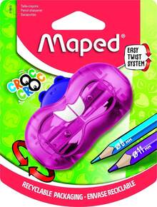 Maped - Afilador   Twist Bieber - 2 tamaños de bolígrafo - con caja de colección - Selección de colores aleatorios, multicolor (018410) - 1 - Ver 12