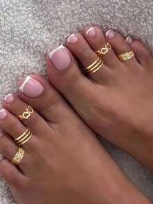 3pcs Heart & Star Shaped Anklets, Vacation Beach Summer Date Gift Casual Party Accessory