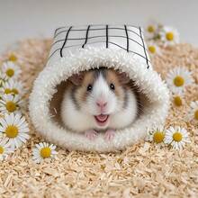 Sugar Gliders Sleeping Pouch Bag,Winter Warm Hamster Hideout Pouch Small Animal Cave House Plush Nest Bed Pocket Pet Carriers Bag, Pet Warm Comfortable Nest Bed For Hedgehog Guinea Pig Hamster Rat Ferret Hamster Squirrel And Other Small Animal Beds