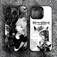 Funda para teléfono Misa D-Death N-Note para 17,16,15,14,13,12,11,Pro,Max,Plus, anti-caída, negro mate, parachoques duro - Z6 - Ver 1