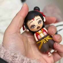 Creative Mengli Doll DIY Resin Car Cute 3D Cute Keychain Desktop Ornaments Play (4 Kinds Of Face-Changing Play