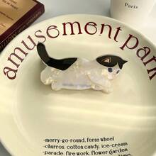 1pc Cartoon Dog Design Hair Clip, Cute Hair Accessory, Acetate Hair Claw Clip, Sweet Hair Decor For Girls, Fashionable Animal Hair Clip, Suitable For Bun, Hair Claw, Simple And Lovely Colored Dog Hair Clip, Cute Dog Hair Clip, Ins Style Hair Claw, Adorable Hair Clip, Acetate Patchwork Dog Hair Clip (Yorkshire Terrier, Pomeranian, Chihuahua) Elegant Hair Clutch