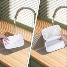 2 Pcs Clear Hard Shell Zipper Case, Portable Clear Zipper Pouches Hard Shell, Waterproof Plastic Transparent Storage Box Set With Double Zips For Cosmetic Stationery Toy Snack Storage