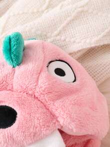 Autumn/Winter Baby Dinosaur Romper + Sock Set, Newborn Cute Cartoon Hooded Jumpsuit