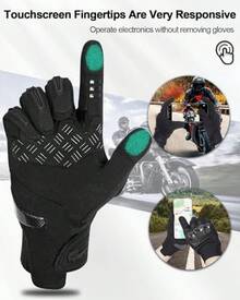 RIGWARL - Guantes de Invierno para Hombres y Mujeres - 2301 Negro - Ver 3
