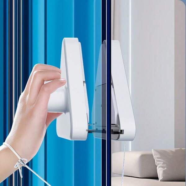 Magnetic Window Cleaner Tool, Household High-Rise Double-Layer Hollow Strong Magnetic Double-Sided Glass Scraper, Window Cleaning Tool