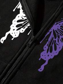 Sudadera casual con cremallera para mujer, ropa de otoño e invierno de talla grande, jersey casual de hombros caídos de manga larga, lavable a máquina