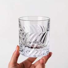 330ml/290ml Kristallgläser - Mehrzweck-Barbecher für Whiskey, Cocktails, Brandy und Rum | spülmaschinenfest, gemustertes Design | geeignet für den Heim- und Gewerbeeinsatz