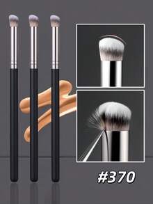 OEIEZ Concealer Brush Under Eye Mini Angled Flat Top Kabuki Nose Contour Brush For Concealing Blending Setting Buffing With Powder Liquid Cream Cosmetic Pro Small Makeup Foundation Brushes,Foundation Brush,Concealer Brush,Blush Brush,Contour Brush,Blush Brush,Bronzer Brush,Powder Brush,Foundation Brush,Blush Brush - Multicolor - View 3
