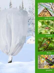 Winter Plant Cover, Drawstring Plant Protective Bag/Blanket For Frost Protection, Keeps Outdoor Fruit Trees, Plants, Shrubs From Freezing, Cold, Animals - Reusable Plant Protection Cover For Winter - Multicolor - View 11