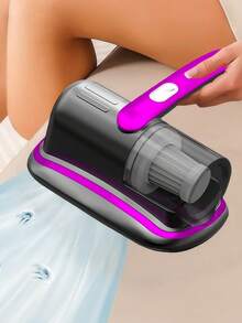 1pc Cordless Handheld Vacuum Cleaner, Effective For Cleaning Mattress, Sofa, Pet Hair And Carpet, Strong Suction And Low Noise, Washable Filter, Deep Cleaning - Multicolor - View 3