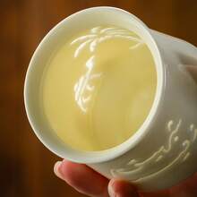 1 pieza Taza de espresso de cerámica, taza de té, diseño hueco creativo, estilo del desierto de Oriente Medio, árbol de coco de camello, la belleza del arte del vasto desierto, taza simple y exquisita de alta gama, resistente a altas temperaturas, sensación cómoda, alta calidad, taza de té para oficina y hogar, muy adecuada para uso personal o regalo