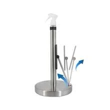 2-In-1 Tissue Box With Spray Bottle, Upright Toilet Paper Holder, Desktop Tissue Dispenser With 4 Strong Suction Cups Non-Slip Base, Easy Tear Design, Suitable For Christmas, Thanksgiving, Birthday Gifts