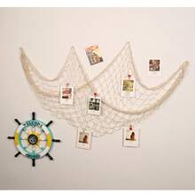 قطعة واحدة من شبكة الصيد للزينة لحفلات الأميرة البحرية، القراصنة، الموضوع البحري، الحفلات تحت الماء والهاواي لوا، ديكور حفلة الشاطئ، مثالي لحفلة القراصنة، اكسسوارات حفلة الموضوع البحري، مثالي لموسم العودة إلى المدرسة، ديكور غرفة النوم، ديكور الحائط