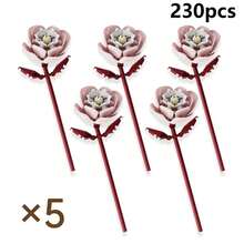 花束积木套装，DIY组装，单枝永生花，玫瑰，人造花，创意装饰，花瓶装饰，家居装饰，适用于节日礼物，生日礼物，情人节礼物，结婚礼物，圣诞节礼物 - 花枝 - 查看 27