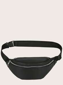 Minimalist Bum Bag - Black - View 8