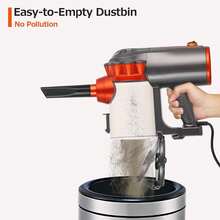 Aspiradora Vertical con 3 en 1, 600W Aspirador Escoba y de Mano con de 5 Metros, Potente de 18kPa, 1500ML de Capacidad para Alfombras y Suelos - 1 - Ver 5