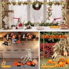 Soporte de arco dorado, arco de boda, soporte de arco de metal cuadrado y rectangular para globos, marco de arco de jardín para boda, fiesta de cumpleaños, decoración de fondo para photocall