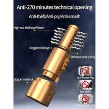 Xunting ultrastark säkerhetscykellåskedja - lätt stöldskyddande volframstål, lämplig för racercyklar och mountainbikes, polerad svart yta - Multifärgad - Visa 5