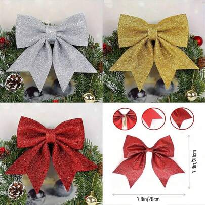 1 Stück großer roter Seilknoten - Weihnachtskranz Knoten - geeignet zum Umwickeln großer Geschenkboxen - für Innen- und Außenbereich - wasserfestes Seil, verwendbar für Valentinstag, Hochzeit, Party, Wanddekoration, Eingangsbereich Dekoration, Neujahrverpackung