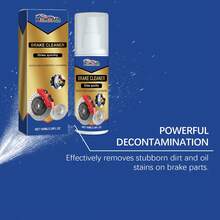 Automotive Brake Cleaner Spray Rust Iron Removes Efficient Degreasing Reduces Friction Brake Noises Extends Brake System Lifespan High-Performance Brake Polishing Refurbish Car Maintenance - trắng - Xem 9