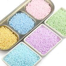 300 pezzi di perline di vetro colorate da 3 mm, perline mini adatte per braccialetti, orecchini, creazione di gioielli, ottimo regalo per mamma e amici