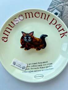 1pc Cartoon Dog Design Hair Clip, Cute Hair Accessory, Acetate Hair Claw Clip, Sweet Hair Decor For Girls, Fashionable Animal Hair Clip, Suitable For Bun, Hair Claw, Simple And Lovely Colored Dog Hair Clip, Cute Dog Hair Clip, Ins Style Hair Claw, Adorable Hair Clip, Acetate Patchwork Dog Hair Clip (Yorkshire Terrier, Pomeranian, Chihuahua) Elegant Hair Clutch