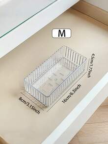 Zestaw przezroczystych tacek/pudełek do przechowywania 1/2/5/6/7 szt., 7 różnych rozmiarów, wielofunkcyjne pudełko na kosmetyki, gadżety, sztućce, odpowiednie do toaletki, kuchni, szuflady biurowej, sypialni, na różne okazje, prezenty świąteczne i noworoczne